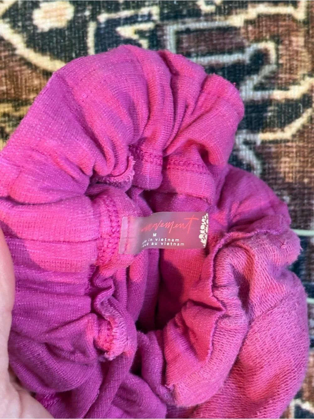 FP Movement by Free People Cropped Drawstring Pants — Hot Pink - Picture 5 of 6